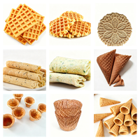 Machine à gaufres professionnelle pour pizzelles, stroopwafels, obleas et barquillos