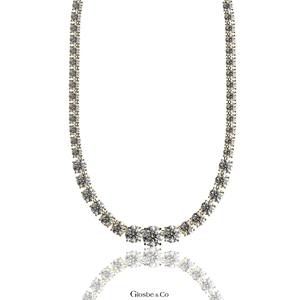 Collares Unisex GRA Redondos de Vietnam, Collar de Diamantes de Moissanita Sintética (cultivada en laboratorio) de 12 mm - Product Image 2