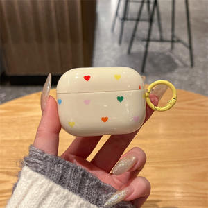 Estuche pequeño con forma de corazón estilo coreano para AirPods Pro 3, compatible con las cubiertas protectoras de 1.ª, 2.ª y 4.ª generación. - Product Image 5