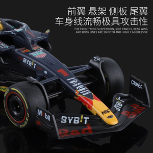 Modelo de Auto de Carreras <span class=keywords><strong>F1</strong></span> RB19 de Aleación Fundida a Presión, Juguete para Niños, Regalo de Alta Calidad, Escala 1:43, Ruedas con Movimiento Libre - Product Image 3