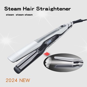 Lisseur à vapeur <span class=keywords><strong>professionnel</strong></span> pour cheveux, fer à lisser plat, écran LCD, affichage de la température, lisseur à infrarouge - Product Image 3