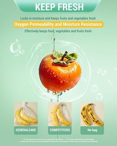 High Quality Clear Transparent PE Garbage <b>Bag</b> Offset Printing Food Grade Disposable Low MOQ HCPACK Heat <b>Seal</b> Customizable for - Product Image 4