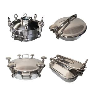 Réservoir en acier inoxydable 304ss 316 sous <span class=keywords><strong>vide</strong></span>, rond, <span class=keywords><strong>sanitaire</strong></span>, de qualité alimentaire, couvercle de trou d'égout - Product Image 2