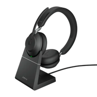 Casque sans fil supra-auriculaire Jabra Evolve2 65 avec annulation du bruit ambiant (ENC) et étanchéité IPX6 pour Bluetooth 5.0 – Vente en gros