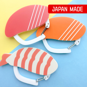 Porte-clés personnalisé en acrylique premium avec sushis nigiri, fruits de mer, thon, saumon, crevettes, marque - Product Image 1