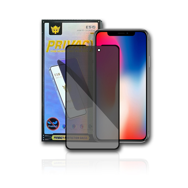 Huituo Anti Spy Tempered Glass Full Private 9h 2.5d Privacy Screen Protector for Iphone 15 16 Pro Max