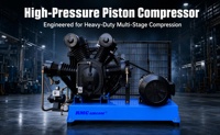Kompresor Udara Piston Tekanan Tinggi 3-tahap RMC-34WH-0.65/60 Inlet 60bar 0.65m3/mnt 11kw
