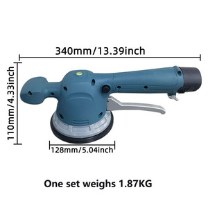 Batería de iones de litio de alta potencia Azulejo de pared y azulejo de piso Vibrador Herramienta automática de colocación de azulejos - Product Image 2