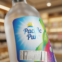 Étiquettes en vinyle personnalisées de qualité supérieure, alimentées par rouleau, résistantes à l'eau, durables, pour bouteilles – Étiquettes d'emballage pour usage commercial sur le marché américain