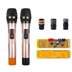 Micrófono Marc 400 metros inalámbrico Uhf Lavalier solapa auriculares micrófono profesional escenario estudio micrófono Digital - Product Image 1