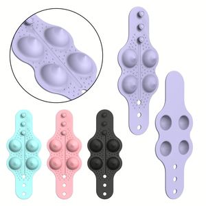 Bande enveloppante en gel de silicone pour volant de voiture, avec massage, anti-somnolence, indicateur auto-centrant et antidérapante - Product Image 2