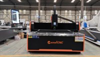 Mesin Pemotong Laser Serat CNC CA-1530 dengan Perangkat Pengumpul Debu Opsional, Peralatan Laser Rendah Polusi untuk Bengkel Dalam Ruangan