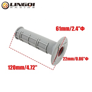 ปลอกแฮนด์ยาง LINGQI ขนาด 22 มม. ปลอกแฮนด์กันลื่นแบบนุ่ม สำหรับรถมอเตอร์ครอส มอเตอร์ไซค์ ATV ควอด อุปกรณ์อะไหล่ - Product Image 2