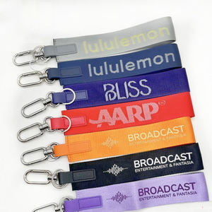 Nuovo telefono cellulare portachiavi cordino fibbie Multi-colore Nylon Jacquard marsupio chiave cinturino a mano - Product Image 1