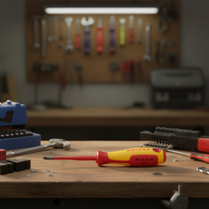 Knipex Screwdriver Pozidriv Slim 98 25 01 SL Electrician <b>Tool</b> - Product Image 3