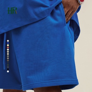 カスタムデザイン刺繍ユニセックスブランドTシャツとショーツセットブランク特大スーツ - Product Image 3