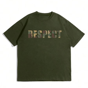 เสื้อยืดคอกลมแขนสั้นพิมพ์ลายตัวอักษรลำลองสำหรับผู้ชาย ฤดูร้อน ส่งตรงจากโรงงาน ปรับแต่งได้ F10 - Product Image 1
