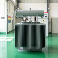 Transformateurs de distribution immergés dans l'huile à faible perte de série S11, 500/630/800/1000/1250/1600 KVA, bobinages en aluminium/cuivre, type extérieur
