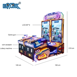 Machine à jetons d'arcade de tir de machine de jeu électronique de 2 joueurs - Product Image 3