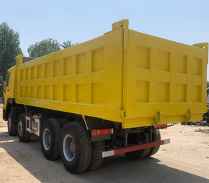 SINOTRUK HOWO 8x4 conduite à droite camion à benne basculante 371hp puissance moteur automatique carburant Diesel Euro 3 émission caméra arrière livraison gratuite - Product Image 5