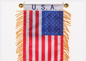 Mini Bandera <span class=keywords><strong>de</strong></span> <span class=keywords><strong>Granada</strong></span> para Coche, Satén, 3''x4'', Impresión Digital a Doble Cara - Product Image 2