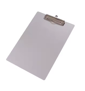 Presse-papiers de réunion de bureau en alliage d'aluminium avec logo personnalisé A4 - Product Image 1