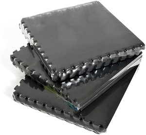 Thảm Xếp Hình Lồng Vào Nhau Mật Độ Cao Giá Nhà Máy Thảm Xốp <span class=keywords><strong>EVA</strong></span> Dày 1Cm 1.2Cm Sàn Tập Gym Gạch Xốp Màu Đen - Product Image 4