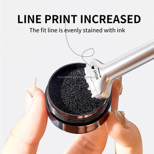 Black Lower <span class=keywords><strong>Eyelash</strong></span> Stamp <span class=keywords><strong>Eyelash</strong></span> <span class=keywords><strong>Template</strong></span> Eye Makeup Tool Fácil de Começar Seal Eyeliner Liquid Suit MF414 - Product Image 6