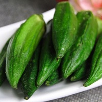China Hot Selling Gevriesdroogde Okra Groente Fd Knapperige Okra