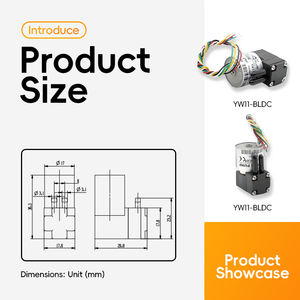 6v12v 24v fırçasız Dc <span class=keywords><strong>Mini</strong></span> elektrikli taşınabilir diyafram hava pompası tıbbi laboratuvar gaz örnekleme piezoelektrik mikro pompa - Product Image 4