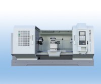 Tour CNC horizontal à banc plat de haute précision CFK61100Q pour usinage de métaux, longueur de pièce maximale 1500 mm, capacité 3000 kg