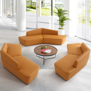 Sofá de Oficina Prosperous Seat XY-SF2524 Combinación de Color Sólido Antideslizante para Recepción y Uso Comercial - Product Image 2