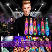 Cravates LED Lumineuses, Noeuds Papillon Clignotants à Paillettes Multicolores pour Noël, le Poisson d'Avril, Festivals de Musique, Bars et Danses