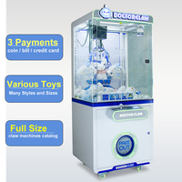 Mini machine à griffes pour petites entreprises, machine à griffes en métal pleine, logo personnalisé, machine à griffes pour salles de jeux d'arcade