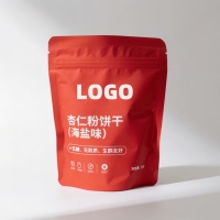 Sachet Doypack en papier kraft refermable avec fermeture zip, imprimé en héliogravure, pour snacks, chewing-gum, aliments en conserve et livraison