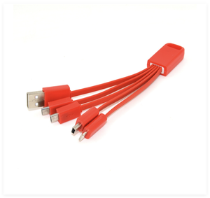 Regalo promocional <span class=keywords><strong>Entrada</strong></span> de 2 vías Cable de carga 4 en 1 Cable <span class=keywords><strong>Usb</strong></span> todo en uno con impresión de logotipo Llavero de cable <span class=keywords><strong>Usb</strong></span> para todos los teléfonos - Product Image 6