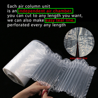Colonne à bulles gonflable tampon Anti-Collision en plastique PA pour bobine emballage Express Film de protection sac de colonne d'air antichoc