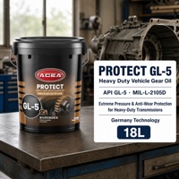 Huile pour engrenages API GL-5 18L haute performance, anti-usure, anti-grattage, pour différentiel d'essieu de camion - Offre Spéciale