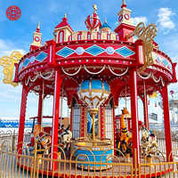 Fabricant de parcs d'attractions Musique d'extérieur Équipement pour chevaux Merry Go Round Carrousel Rides