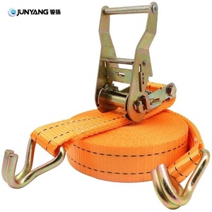 JUNYANG Correas de Amarre con Trinquete Retráctiles de Poliéster con Doble Gancho en J para Contenedores y Carga, con Garantía de Calidad, Más Vendidas - Product Image 2