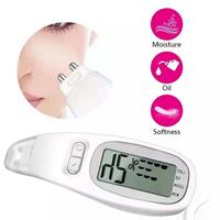 Testeur numérique d'hydratation de la peau CR-302, analyseur facial portable avec écran LCD rétroéclairé pour vérifier l'hydratation, l'huilification et la douceur à domicile