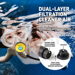 Equipo de Buceo con Snorkel, Aparato de Respiración Artificial, Equipo de Suministro de Oxígeno Subacuático para Pesca Submarina - Product Image 5