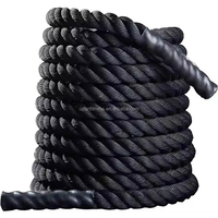 Vente en gros de cordes de combat en polyester Équipement d'exercice de balançoire à domicile pour homme Corde de musculation sportive