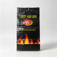 Sacos de Polipropileno Laminado Impermeable para Carbón Vegetal, Bolsas Tejidas Resistentes para Empacar Carbón para Barbacoa