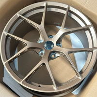 Rines de Aleación de Aluminio Forjados Personalizados para Autos, Rines de 5 Brazos de 17, 18 y 19 Pulgadas, Patrón de Pernos 5x112 5x120, Compatibles con Ruedas Porsche 911