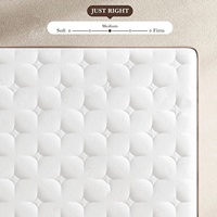 Matelas d'hôtel standard à ressorts ensachés, matelas en mousse à mémoire de forme doux et confortable