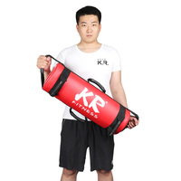 Bolsas de Peso Ajustables para Levantamiento de Pesas, Bolsa de Arena de Cuero con Arena de Hierro para Desarrollo Muscular, Entrenamiento de Fuerza, Ejercicio en Gimnasio, 15 kg, Fitness