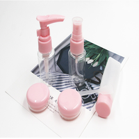 6Pcs Perjalanan Perjalanan Bisnis Mini Portable Tahan Lama Dapat Digunakan Kembali Kosong Botol Kosmetik Set