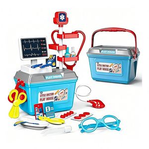 Kit de Juguetes de Dentista, Herramientas Médicas de Plástico, Juego de Imitación de Hospital, Juego de Roles Educativo, Regalo de Aprendizaje - Product Image 1