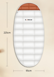 軽量ダウン寝袋大人用寝袋寒い天候用 (-25 ~ 30 ℃) キャンプ用圧縮性バックパッキング4シーズン - Product Image 3